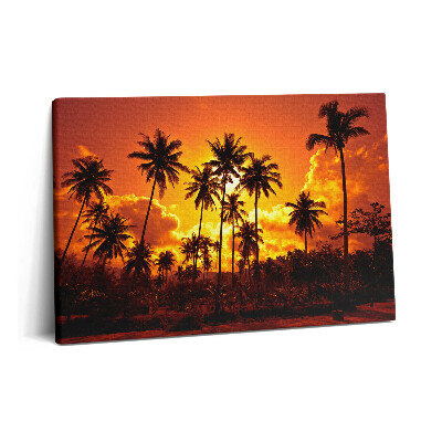 Canvas kép 60x40 Pálmafák Thaiföld Klong Prao strand