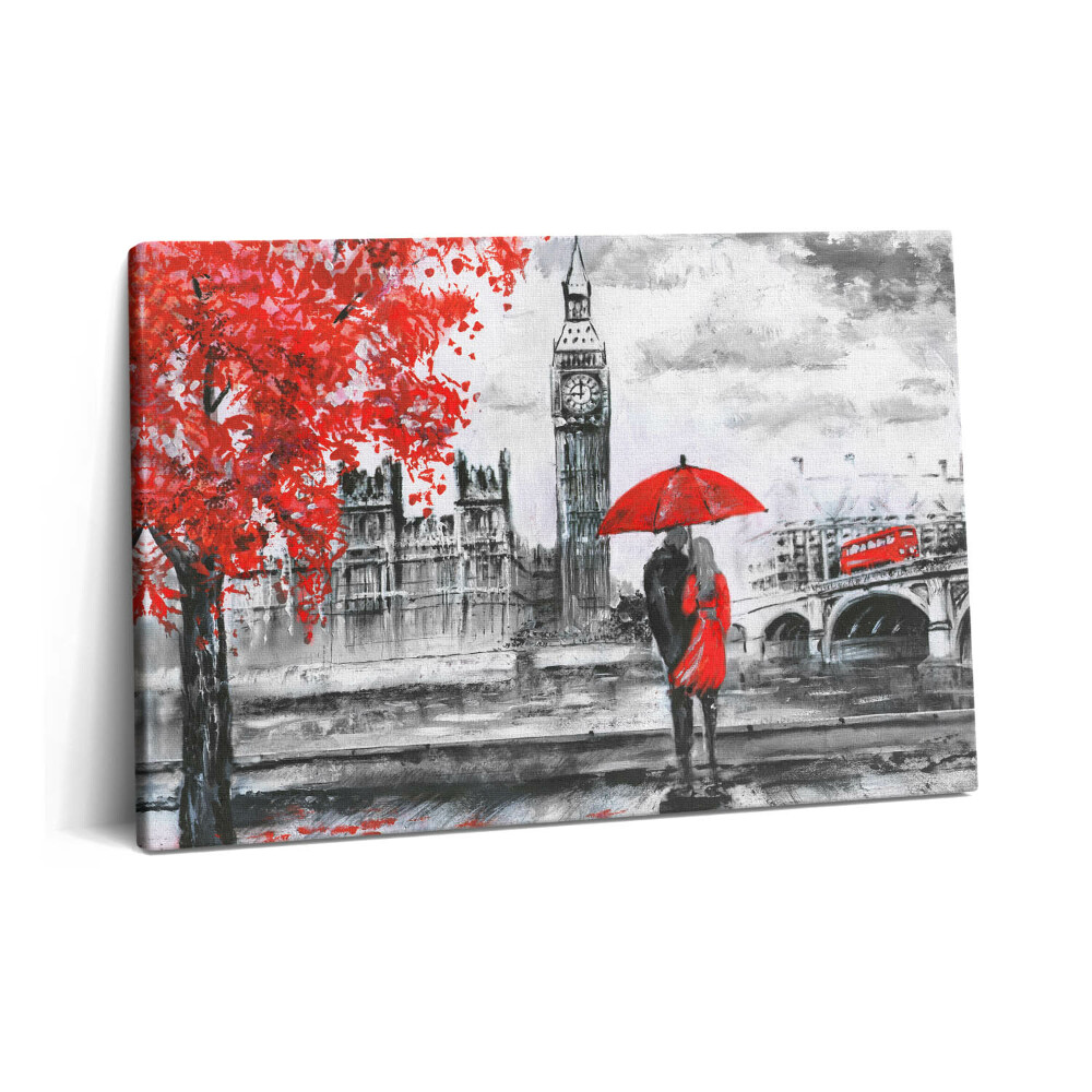 Canvas kép 60x40 A londoni Big Ben városi panorámája