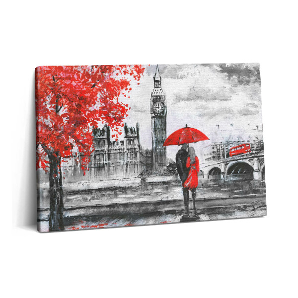 Canvas kép 60x40 A londoni Big Ben városi panorámája