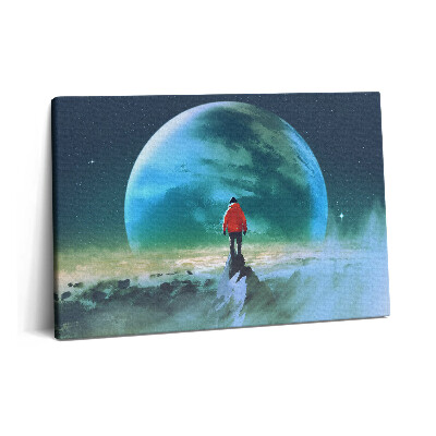 Canvas kép 60x40 Ember a Holdon