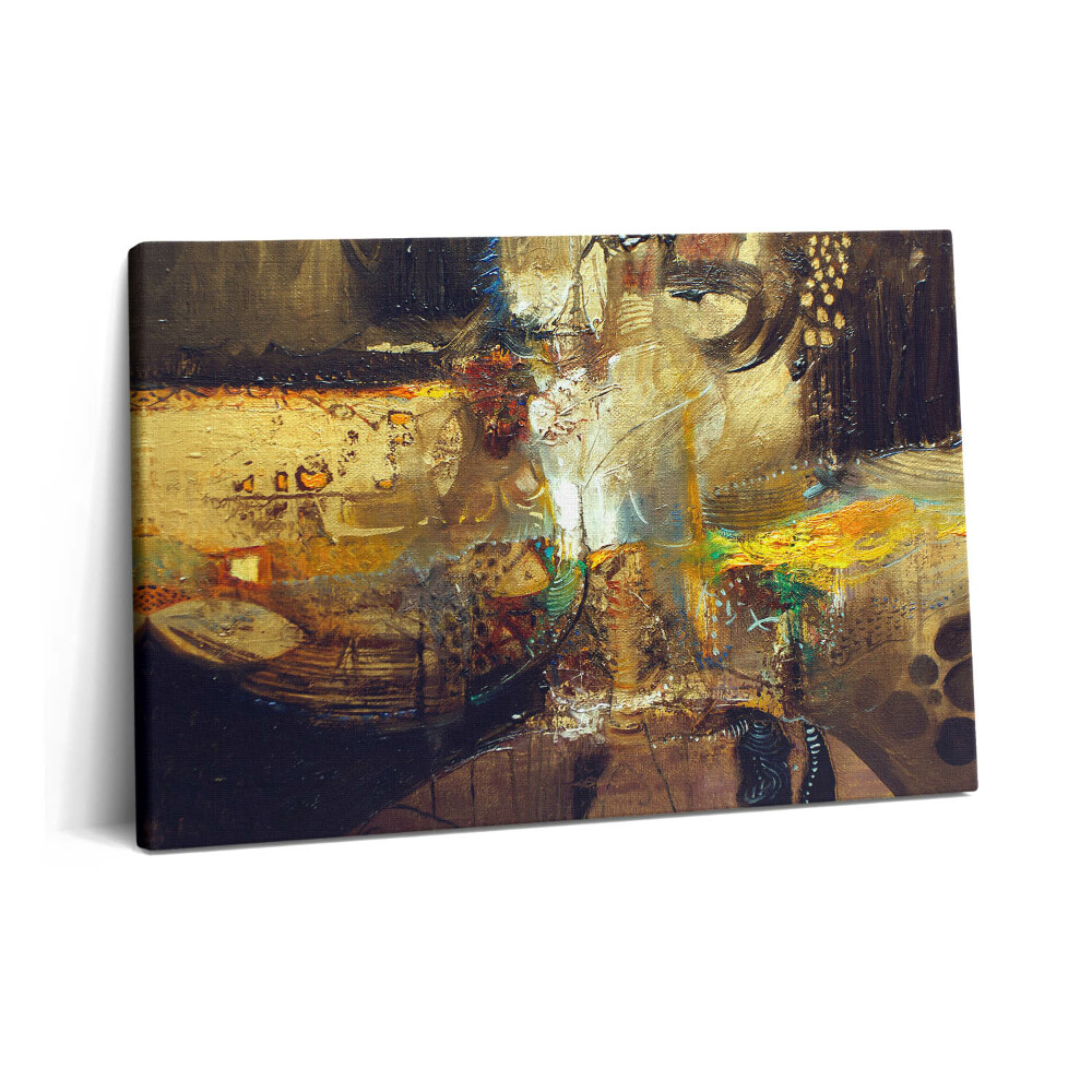 Canvas kép 60x40 Festett színes absztrakció