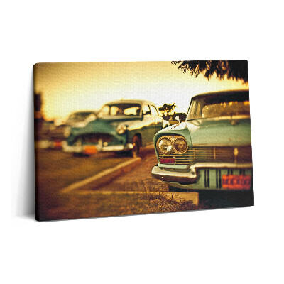 Canvas kép 60x40 Régi autók - autók gyűjteménye