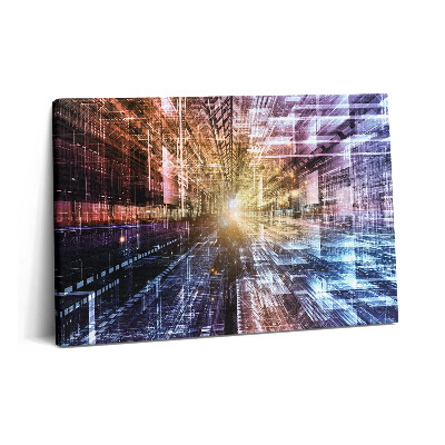 Canvas kép 60x40 Fények absztrakt mintája