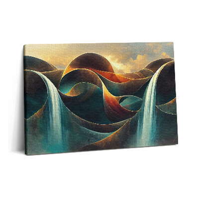 Canvas kép 60x40 Vízesés áramló háttér