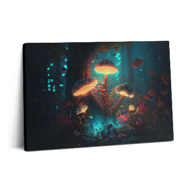 Canvas kép 60x40 Erdő és varázsgomba