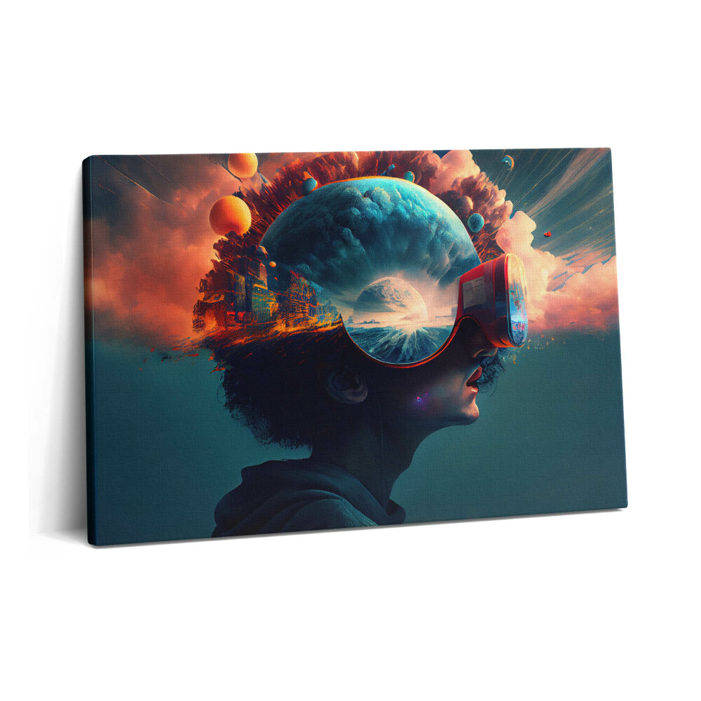 Canvas kép 60x40 Futurisztikus virtuális világ