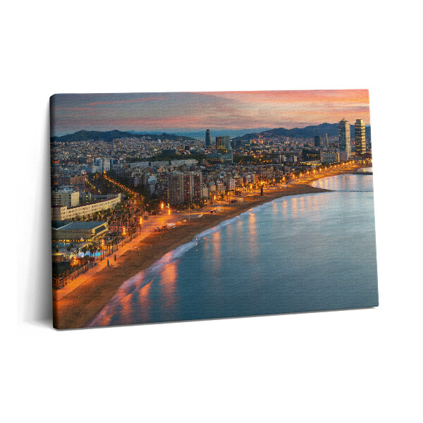 Canvas kép 60x40 Keleti strand Barcelonában