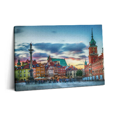 Canvas kép 60x40 Varsói óváros kastélya