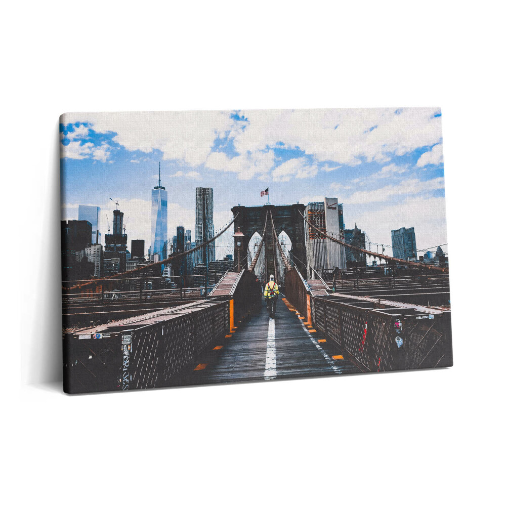 Canvas kép 60x40 Brooklyn híd New Yorkban