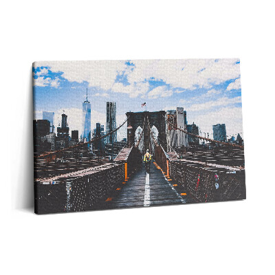 Canvas kép 60x40 Brooklyn híd New Yorkban