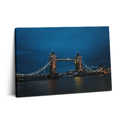 Canvas kép 60x40 Tower Bridge Londonban éjszaka