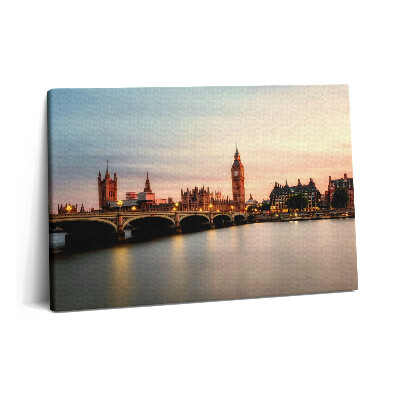 Canvas kép 60x40 A londoni Big Ben panorámája