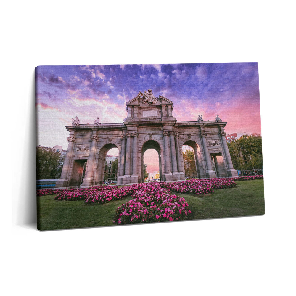 Canvas kép 60x40 Alcala kapui Madrid Spanyolország
