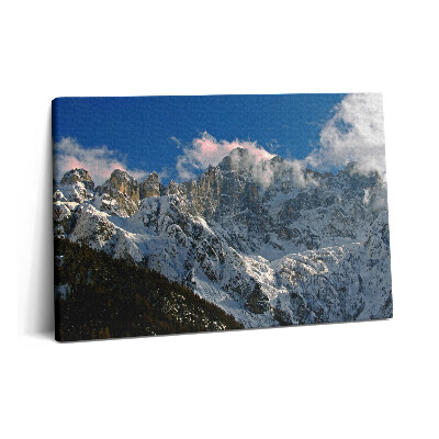 Canvas kép 60x40 Hegyek kék ég alatt