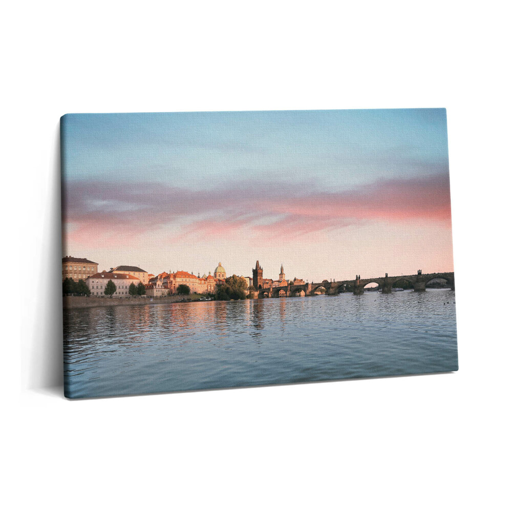 Canvas kép 60x40 Károly-híd Prágában