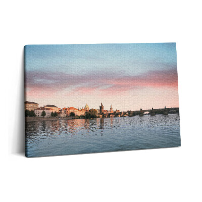 Canvas kép 60x40 Károly-híd Prágában