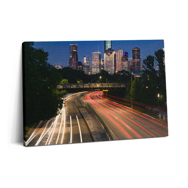 Canvas kép 60x40 Autópálya a városba