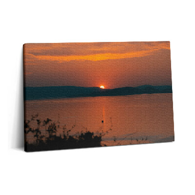 Canvas kép 60x40 Balaton és naplemente