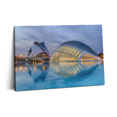 Canvas kép 60x40 Naplemente város