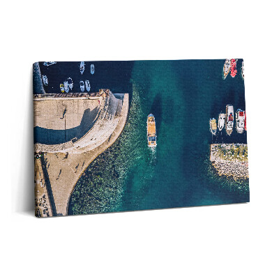 Canvas kép 60x40 Vitorlás hajó a vízen