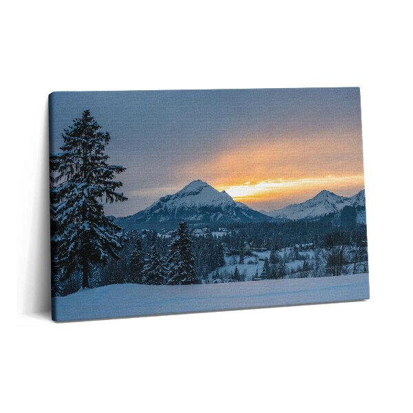 Canvas kép 60x40 Krynica Zdrój Hegyi tájkép