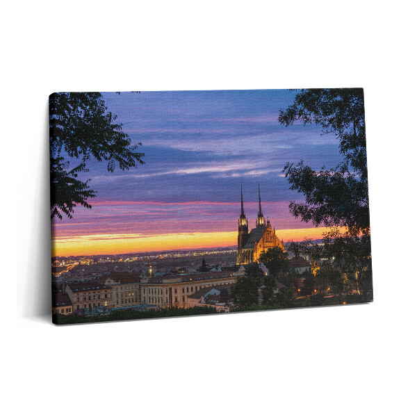 Canvas kép 60x40 Napfelkelte Brünnben