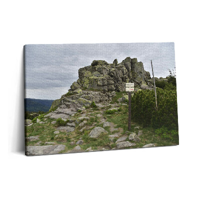Canvas kép 60x40 Útvonal az Óriás-hegységben