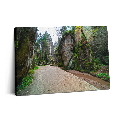 Canvas kép 60x40 Sziklaváros a Cseh Köztársaságban