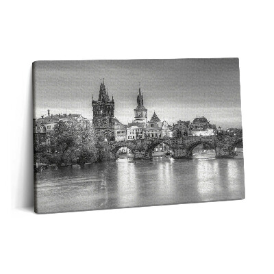 Canvas kép 60x40 A prágai Károly-híd látképe