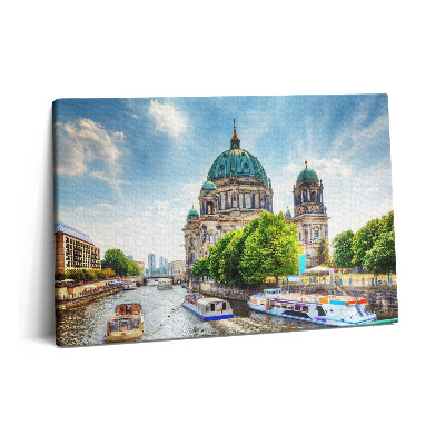 Canvas kép 60x40 Katedrális Berlinben Németországban