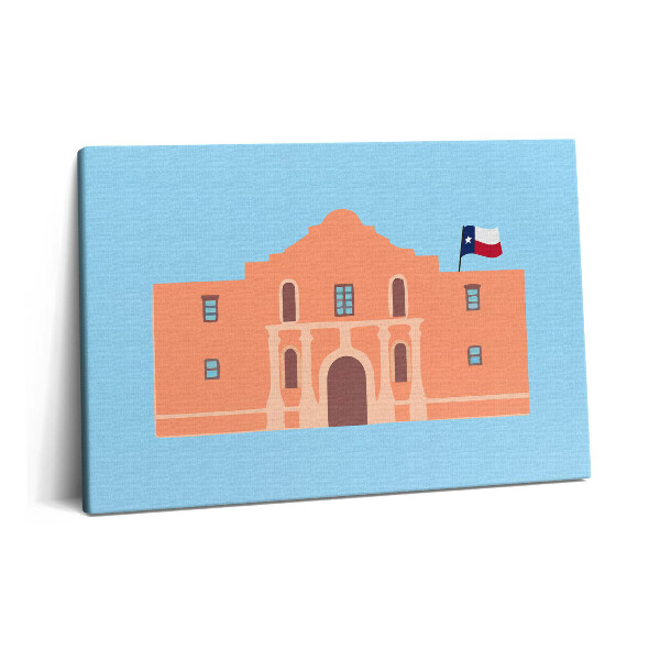 Canvas kép 60x40 Az Alamo emlékműve Texasban