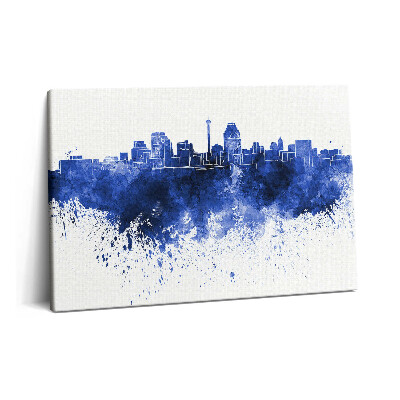 Canvas kép 60x40 San Antonio akvarell panorámája