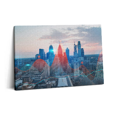 Canvas kép 60x40 Philadelphia felhőkarcolók
