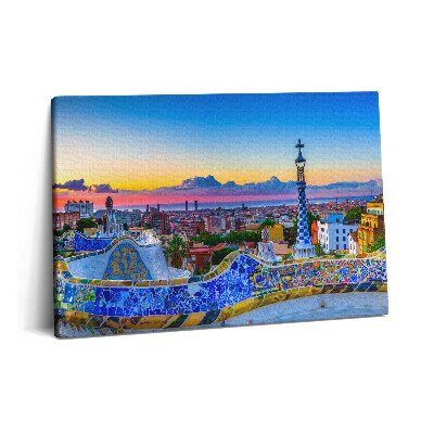 Canvas kép 60x40 Panoráma egy spanyol városról