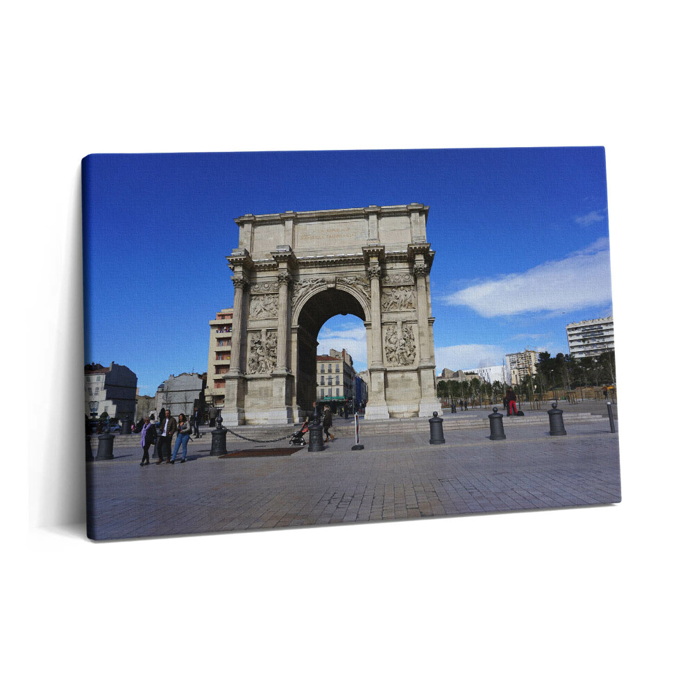 Canvas kép 60x40 Diadalív Marseille-ben Franciaországban