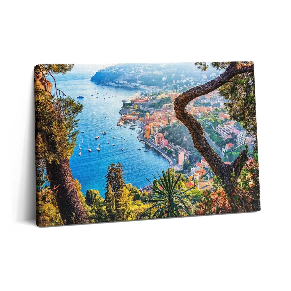 Canvas kép 60x40 Villefranche-sur-Mer falu