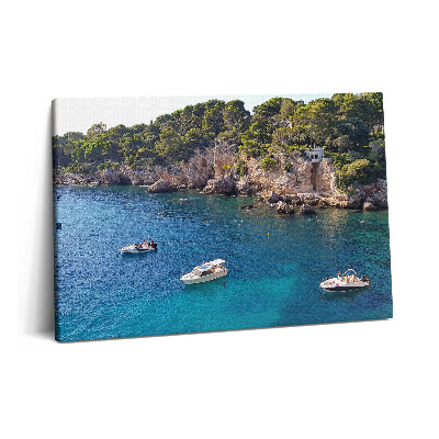 Canvas kép 60x40 Tájkép a Cap d'Antibes-nél