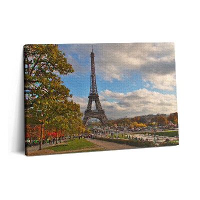 Canvas kép 60x40 Ősz Franciaországban Eiffel-torony
