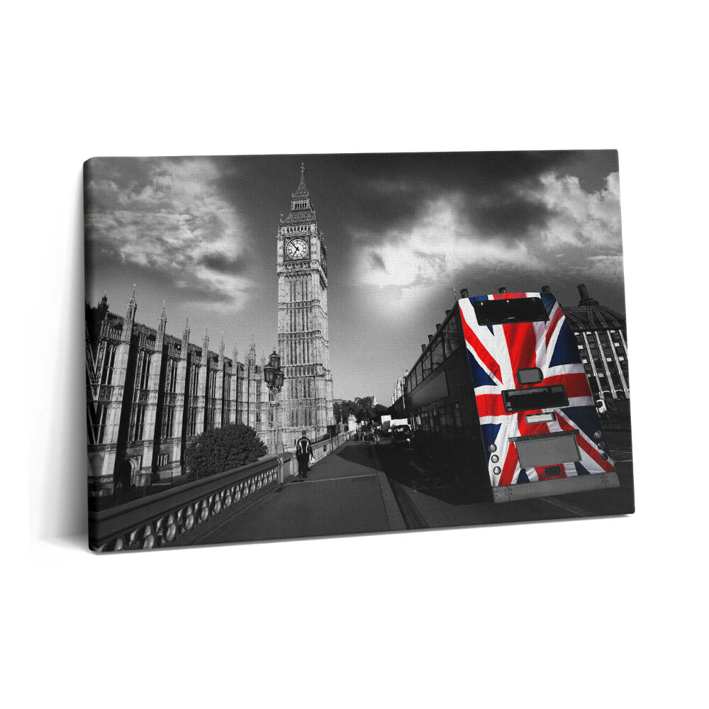 Canvas kép 60x40 Big Ben és a londoni busz