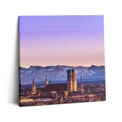 Vászonkép 60x60 Német Alpok Münchenben