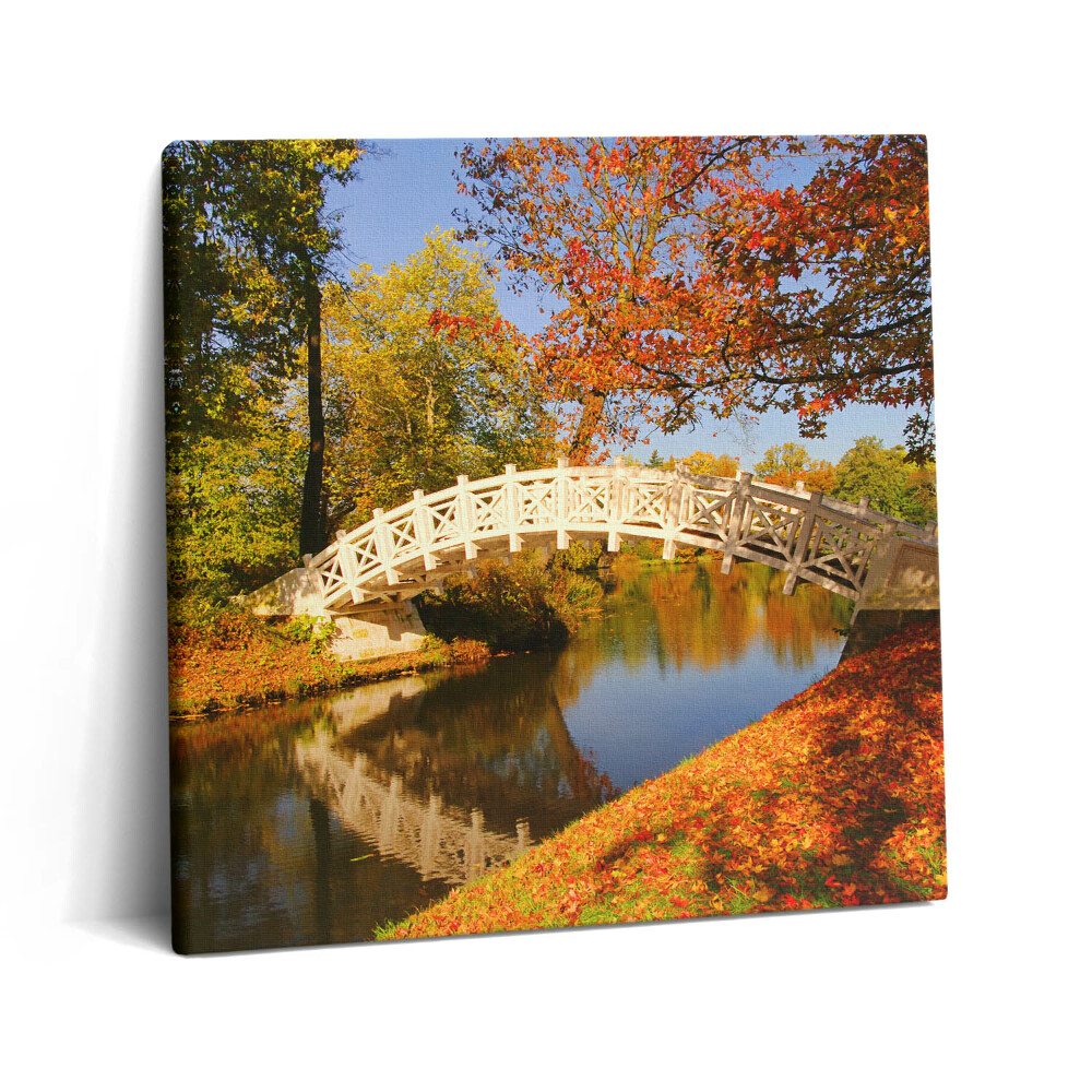 Vászonkép 60x60 Woerlitzer Park aranyló ősszel