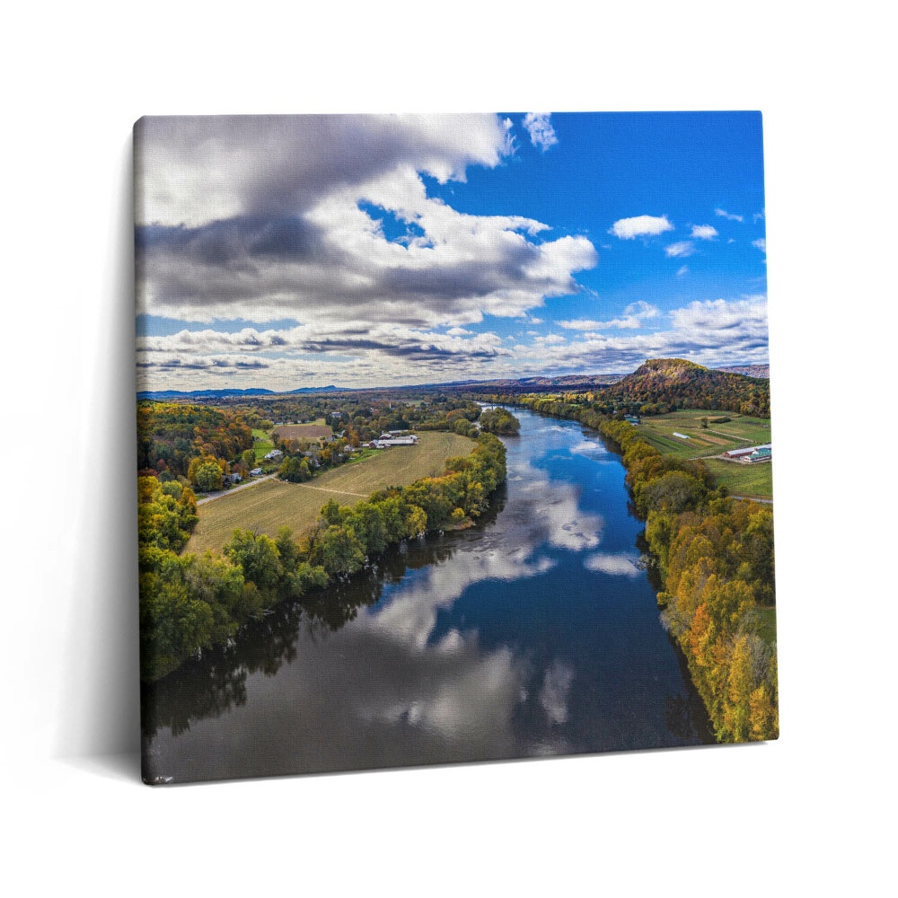 Vászonkép 60x60 Az ég tükörképe a folyóban