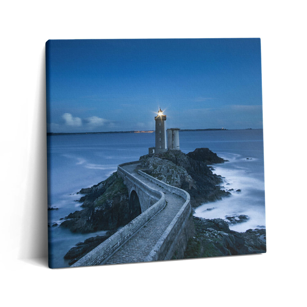 Vászonkép 60x60 A világítótoronyhoz vezető út