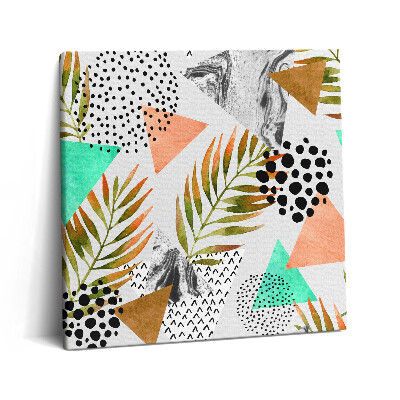 Vászonkép 60x60 Nyári absztrakt geometriai minta