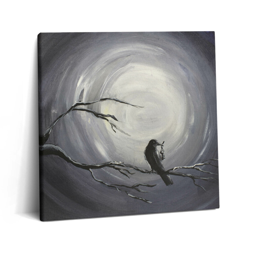 Vászonkép 60x60 Holló a holdfényben