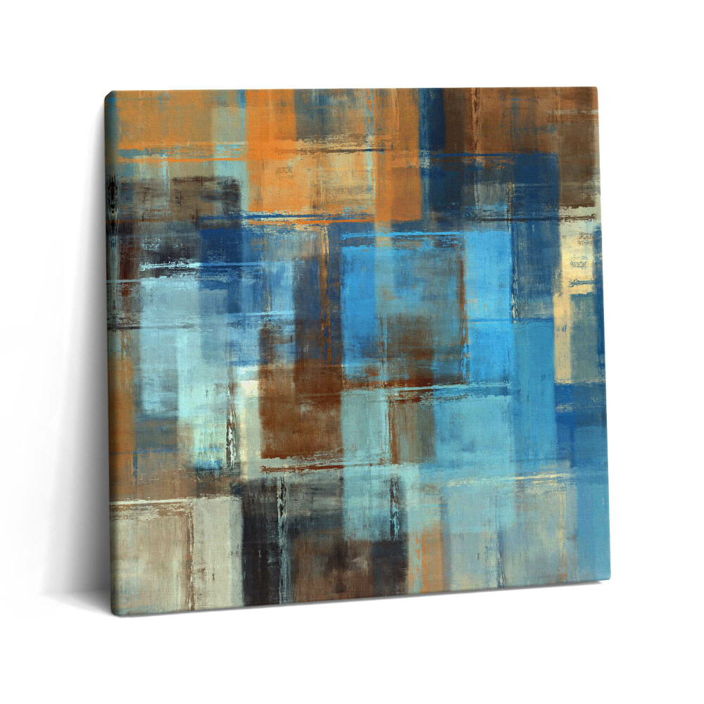 Vászonkép 60x60 Színes festmény absztrakt háttérrel