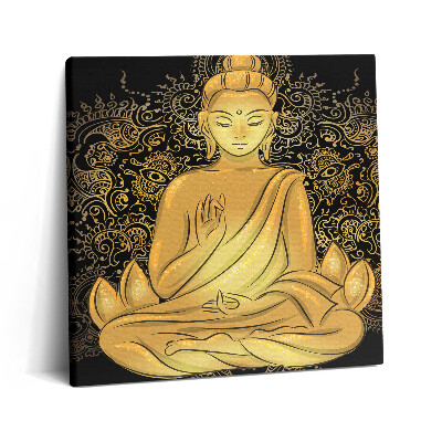 Vászonkép 60x60 Arany Zen Buddha