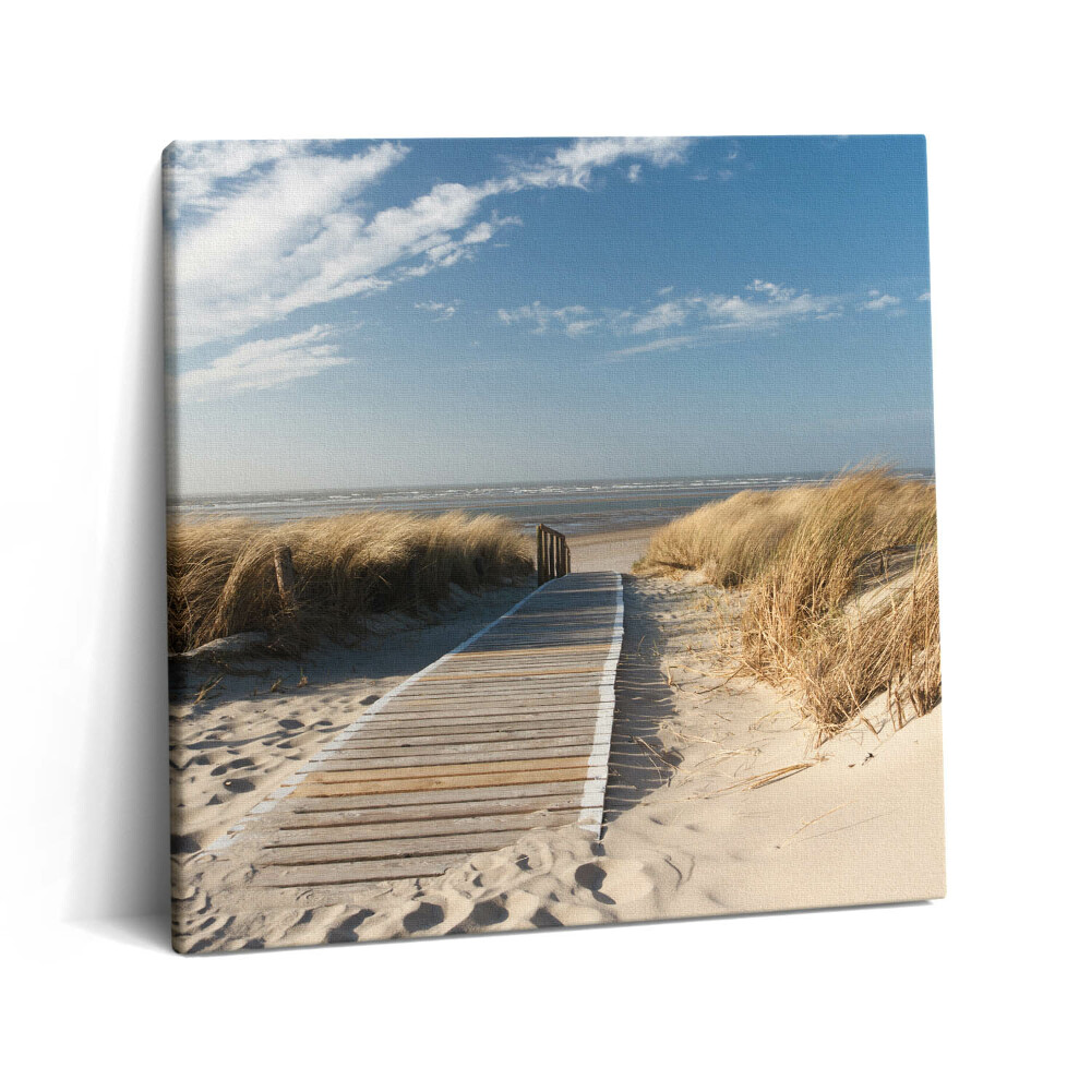 Vászonkép 60x60 Tengerpart és kilátás a tengerre