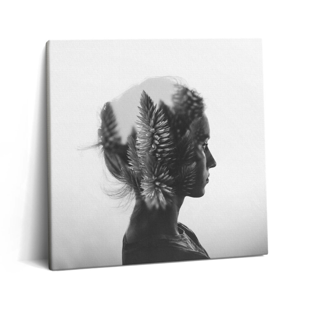 Vászonkép 60x60 Emberi érzékenység és gondolatok