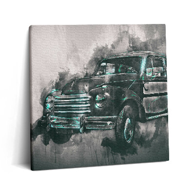 Vászonkép 60x60 Régi autó